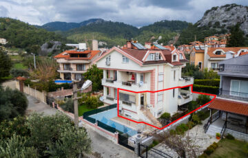 MARMARİS ARMUTALAN’DA SATILIK 3+1 HAVUZLU BAHÇE DUBLEKS DAİRE