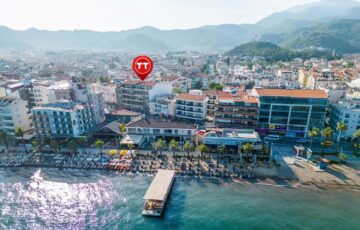 MARMARİS MERKEZ’DE FULL DENİZ MANZARALI A PLUS 3+1 EMSALSİZ RESIDENCE